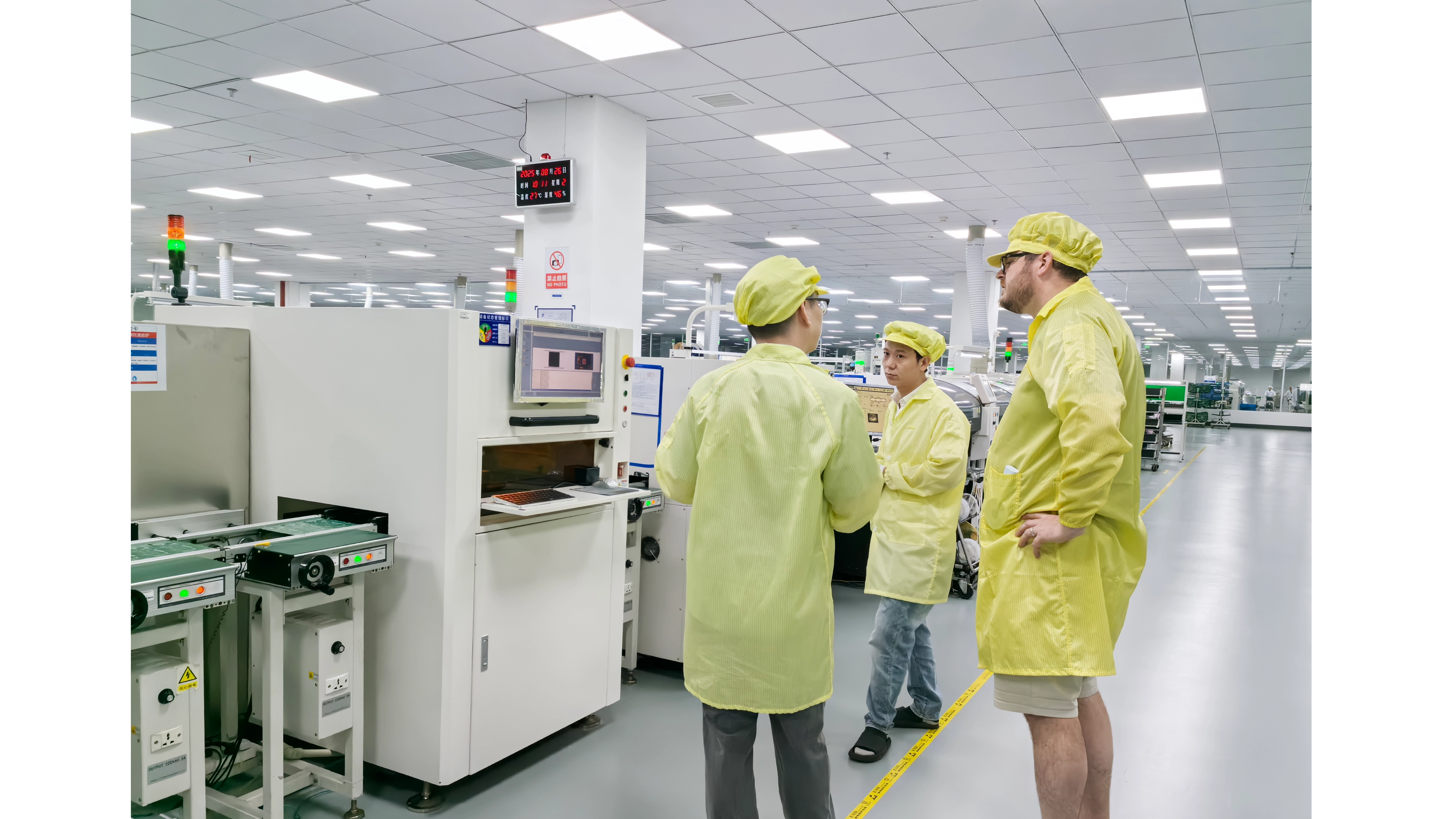 European EV Charger Distributor Visits Our AC EV Charger Facility